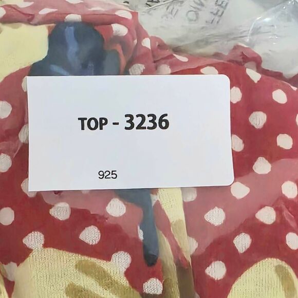 LuLaRoe Bright Floral Maxi Dress Red Size M - Picture 4 of 4